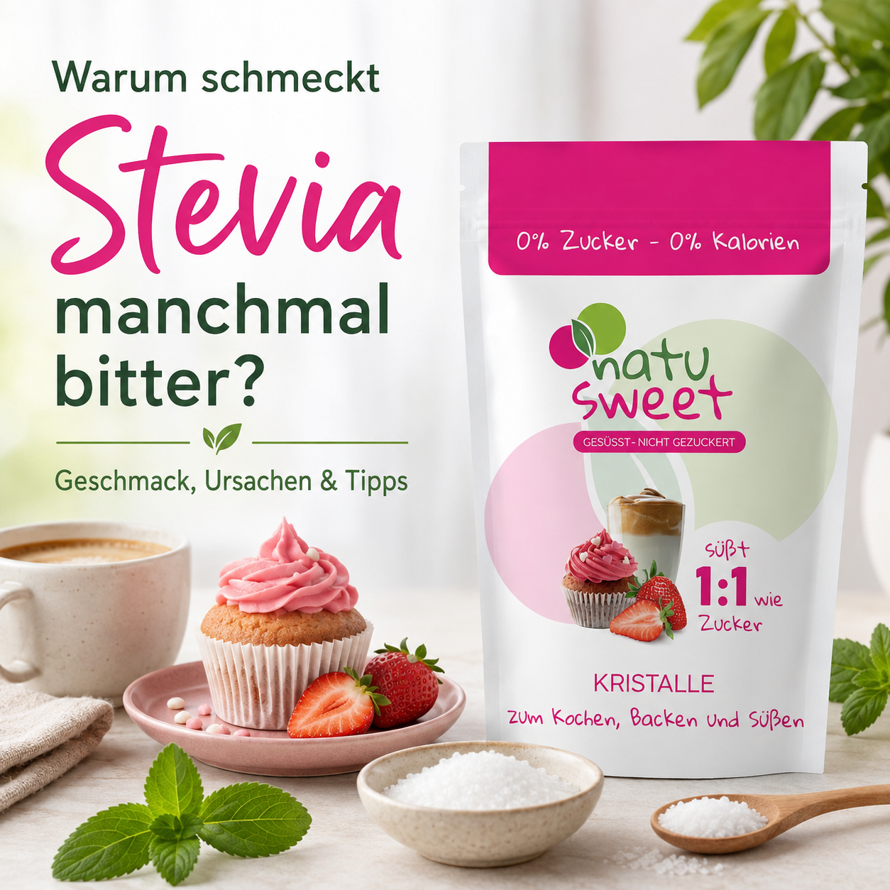 Warum schmeckt Stevia manchmal bitter? Ursachen & Tipps