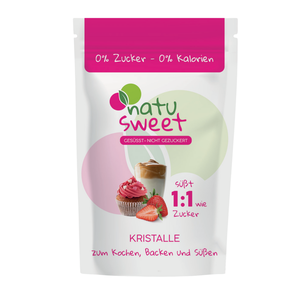 Natusweet Stevia Kristalle 1:1 Süße 400g