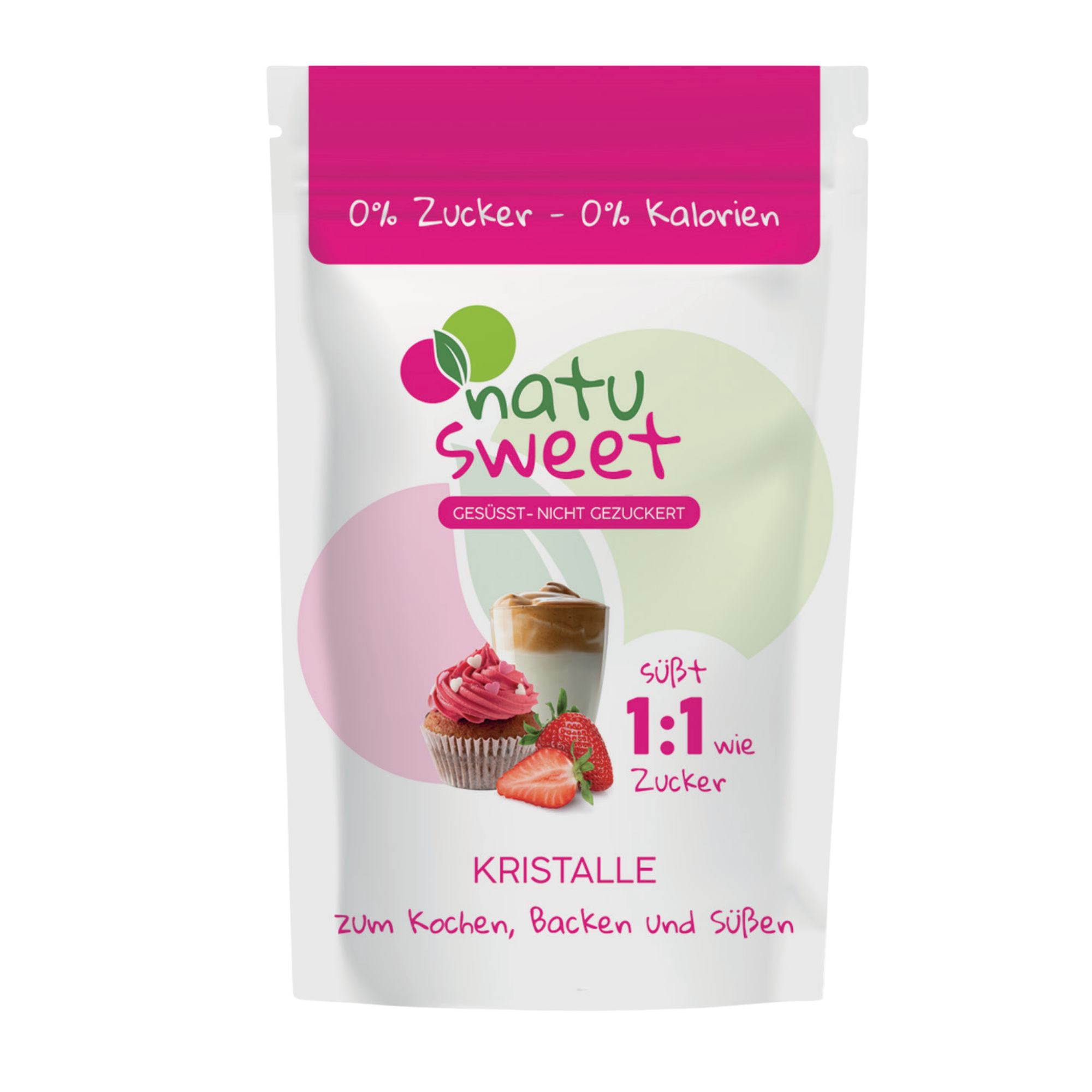 Natusweet Stevia Kristalle 1:1 Süße 400g