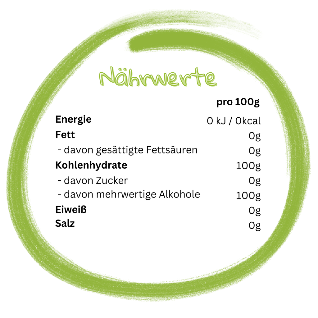 Natusweet Stevia Kristalle 10:1 Süße 250g