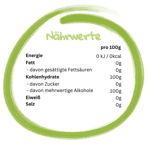 Natusweet Stevia Kristalle 10:1 Süße 250g